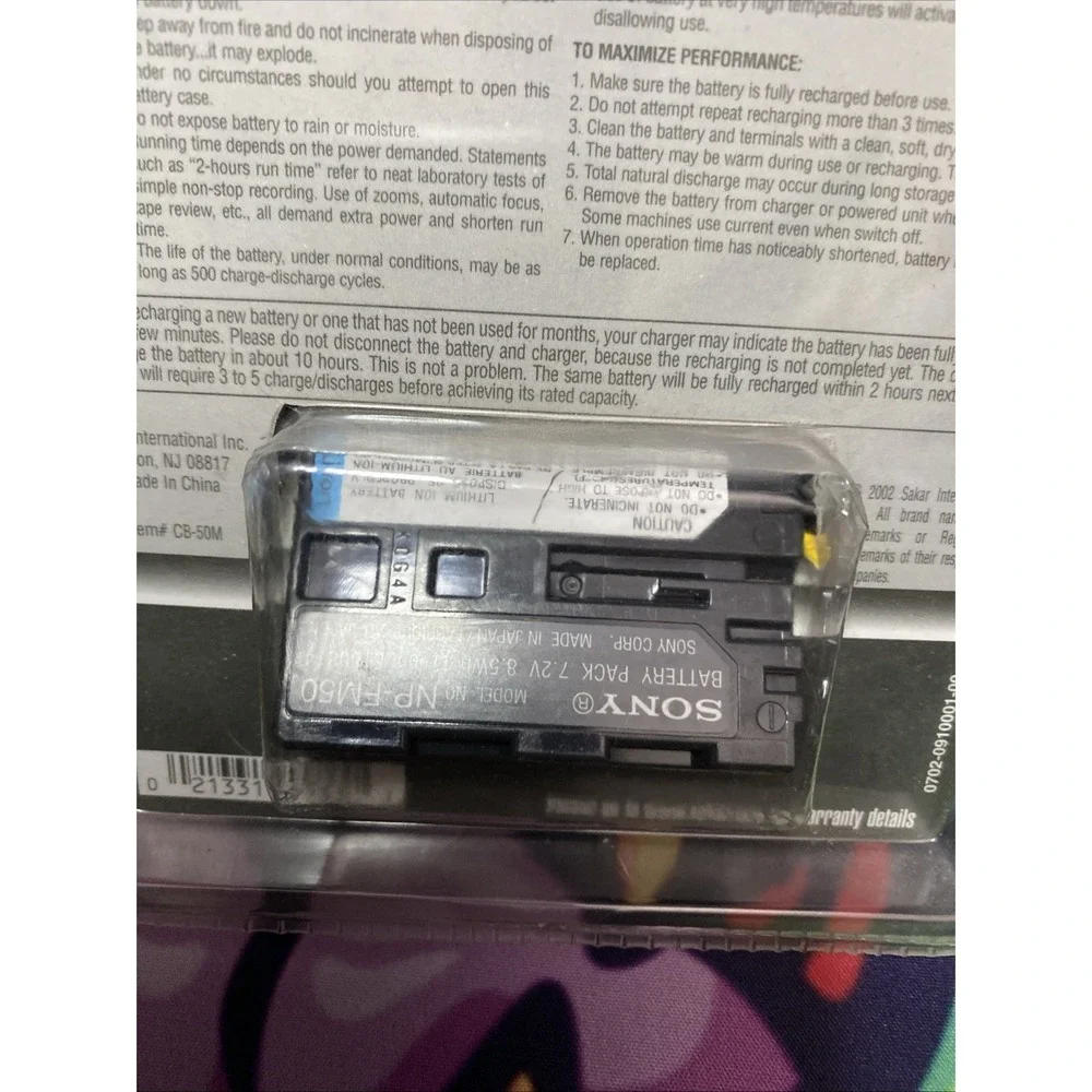 Digital Concepts Battery for Sony NP-FM50 Camera Battery C3
